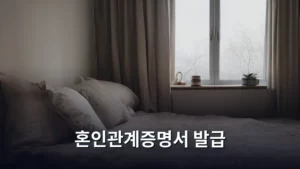 혼인관계증명서 발급, 이것만 알면 끝! 완벽 가이드