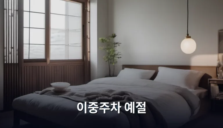 이중주차 예절 지키는 올바른 방법