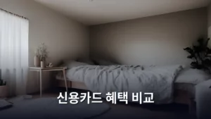 똑똑하게 나에게 맞는 신용카드 혜택 비교하는 방법 A to Z