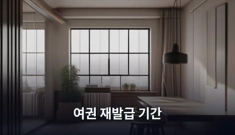 여권 재발급 기간 및 신청 방법 총정리