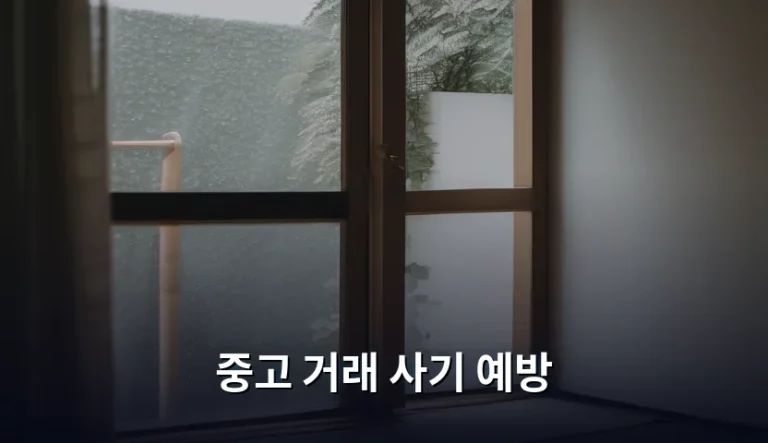 중고 거래 사기 예방 방법과 주의사항 총정리