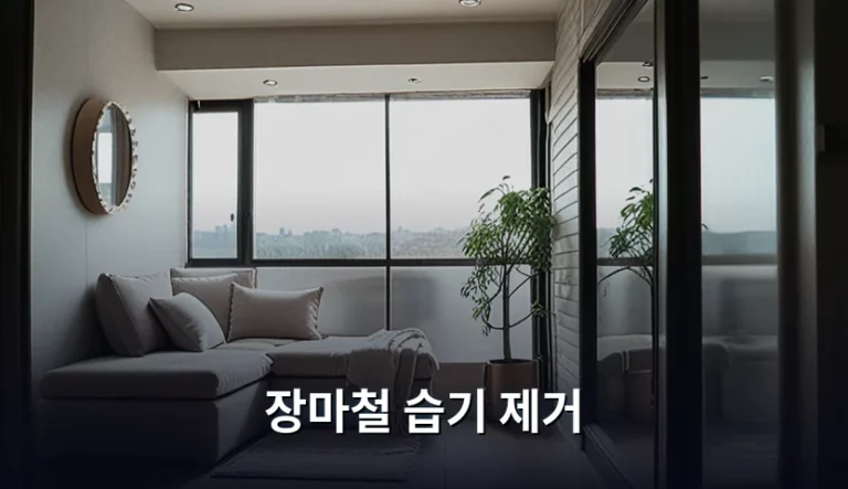 장마철 습기 제거 방법과 공간별 관리 팁