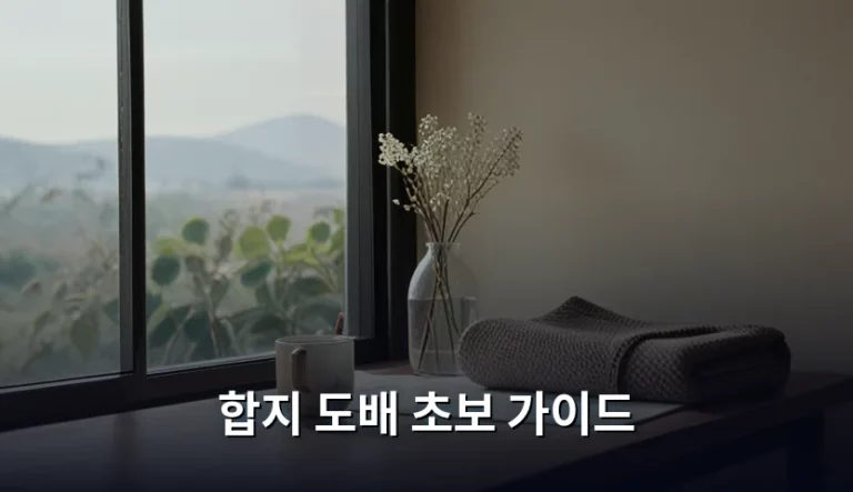 합지 도배 초보 가이드 및 셀프 시공 방법