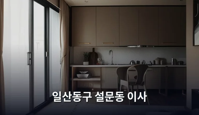 일산동구 설문동 이사 준비 가이드와 지역 특징 분석