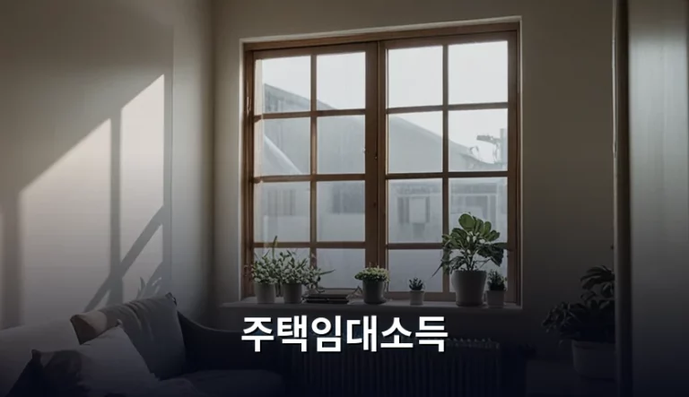 주택임대소득 세금 계산법과 절세 가이드