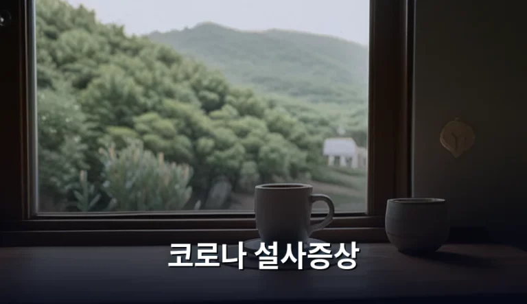 코로나 설사증상 원인과 대처 방법 및 관리 가이드