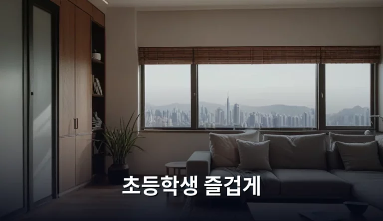 초등학생 즐겁게 성장시키는 생활 가이드와 활동 팁