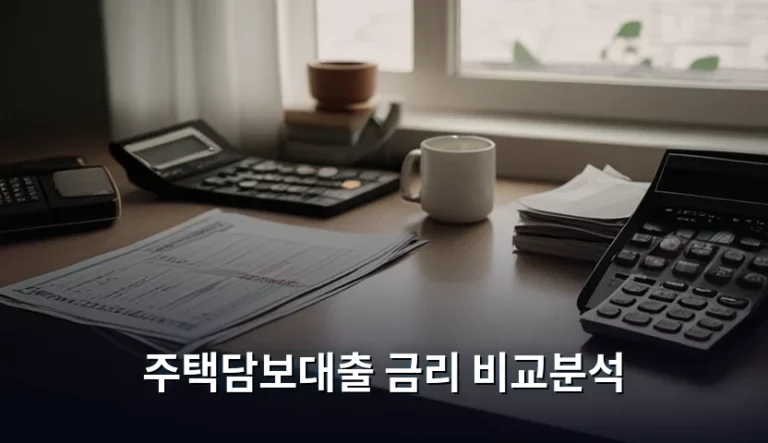 주택담보대출 금리 비교분석 및 현명한 선택 방법
