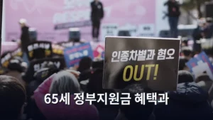 65세 정부지원금 혜택과 신청 방법 가이드