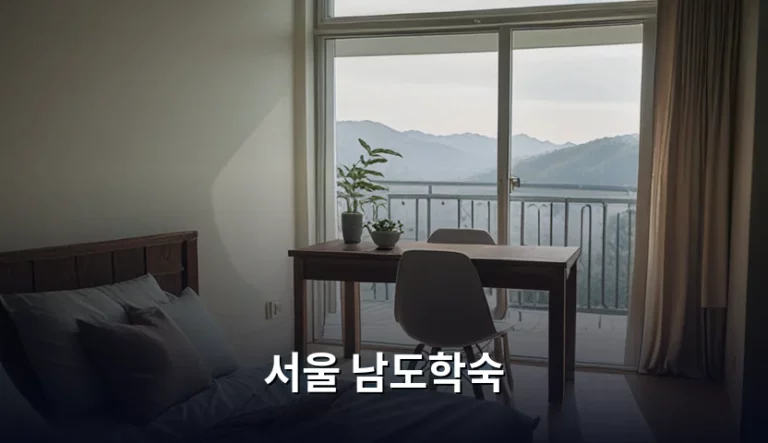 서울 남도학숙 입사 조건 및 이용 방법 안내