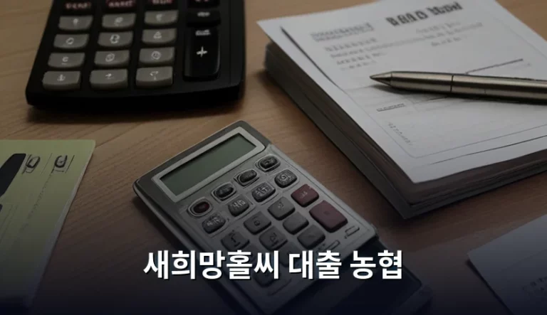새희망홀씨 대출 농협 신청 자격 및 이용 방법 안내